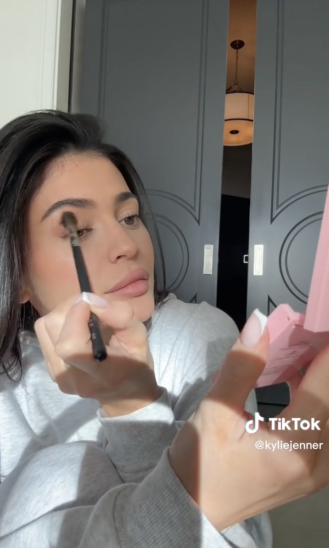 Aire, 1, and Stormi, 5, give us all the cuteness as they join their mom, Kylie Jenner, for a make-up tutorial.