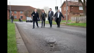 Rishi Sunak invests £200 million to improve roads and fix potholes.