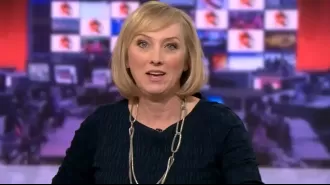 Martine Croxall bids farewell to BBC News, expressing gratitude for her time there before the merger.