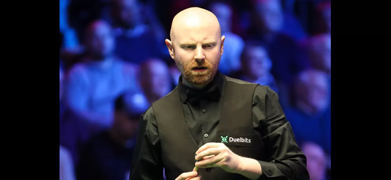 Anthony McGill thrilled to be back at the Crucible but unhappy with playing conditions: 