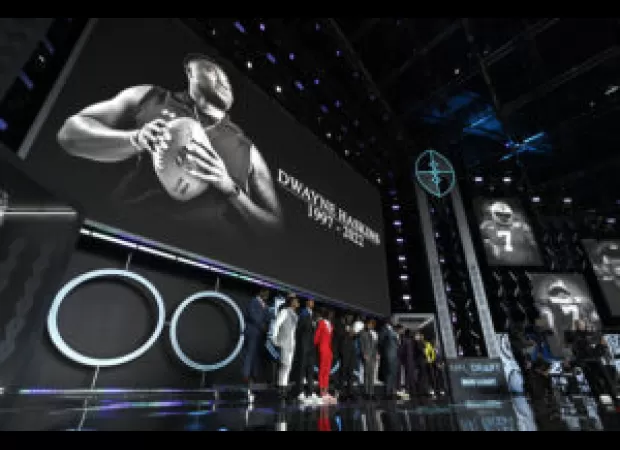 Late husband of Dwayne Haskins' widow was targeted in a blackmail and robbery conspiracy, lawsuit claims.