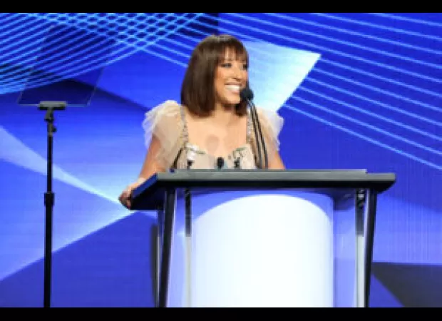 Robin Thede thanked Whoopi Goldberg for showing her that Black women can play funny characters and be successful in comedy.