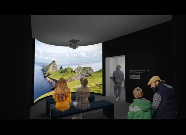 A new viewpoint will be built in North Uist, Scotland, offering stunning views of St Kilda.