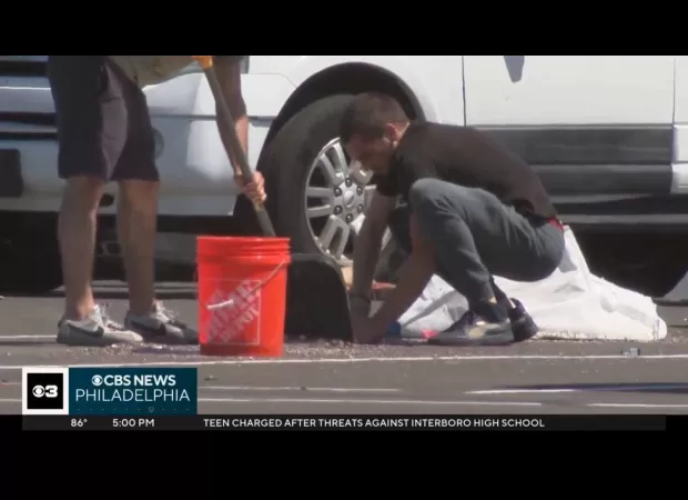 Robbers stole 2 million dimes from a truck in a Walmart parking lot.