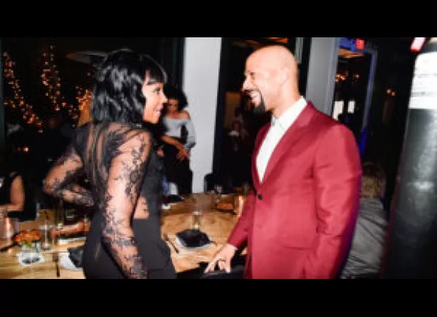 Tiffany Haddish hinted at the romance between Common and Jennifer Hudson, while also taking a jab at the rapper.