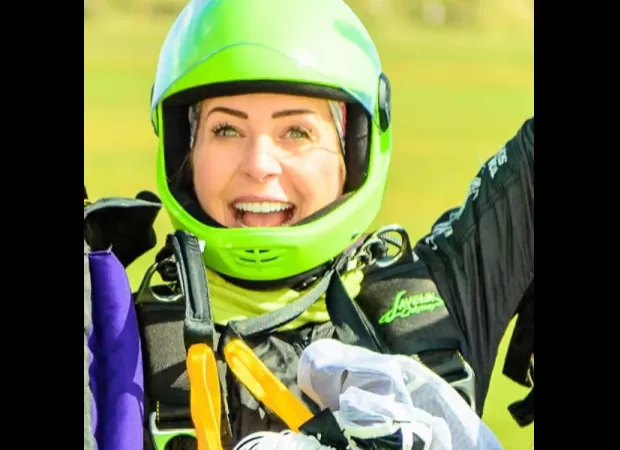 Skydiver strangled his girlfriend to death after a teen accused him of rape.