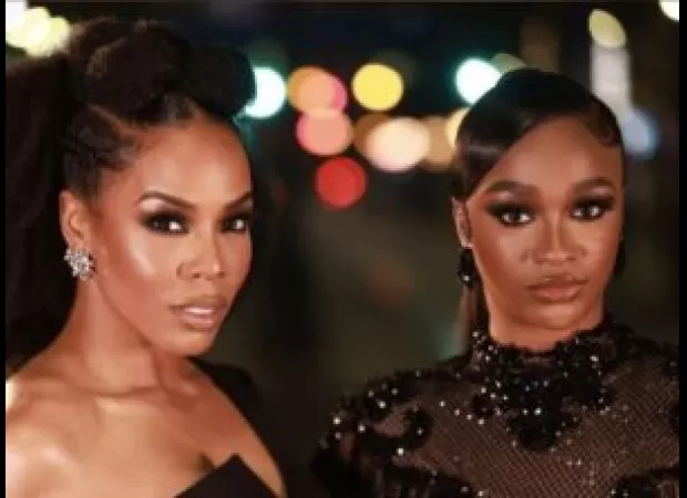 Brandee Evans attends prom as date of her goddaughter, Jaylynn, creating special moment.