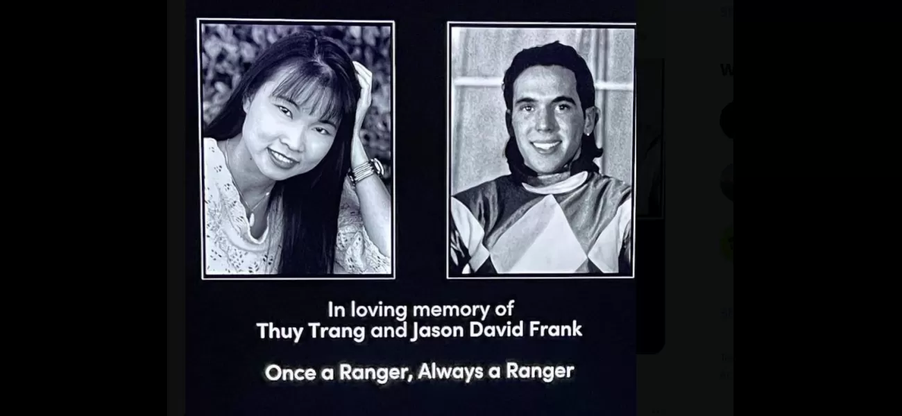 Amy Jo Johnson paid tribute to Yellow and Green Power Rangers Thuy Trang and Jason David Frank in an anniversary special with a song.