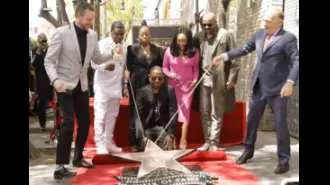 Martin Lawrence celebrated his Hollywood Walk of Fame star surrounded by friends Steve Harvey and Tracy Morgan, who praised him for his success.