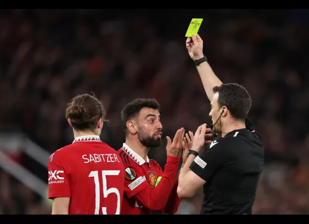 Manchester United won't have Bruno Fernandes in their line-up tonight as he's unavailable due to an injury.