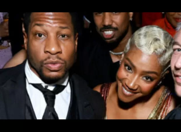 Tiffany Haddish sparks online interest after appearing to support Jonathan Majors online.