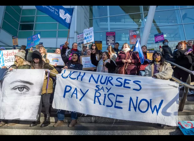 Govt to take legal action against nurses' 48hr strike plans.
