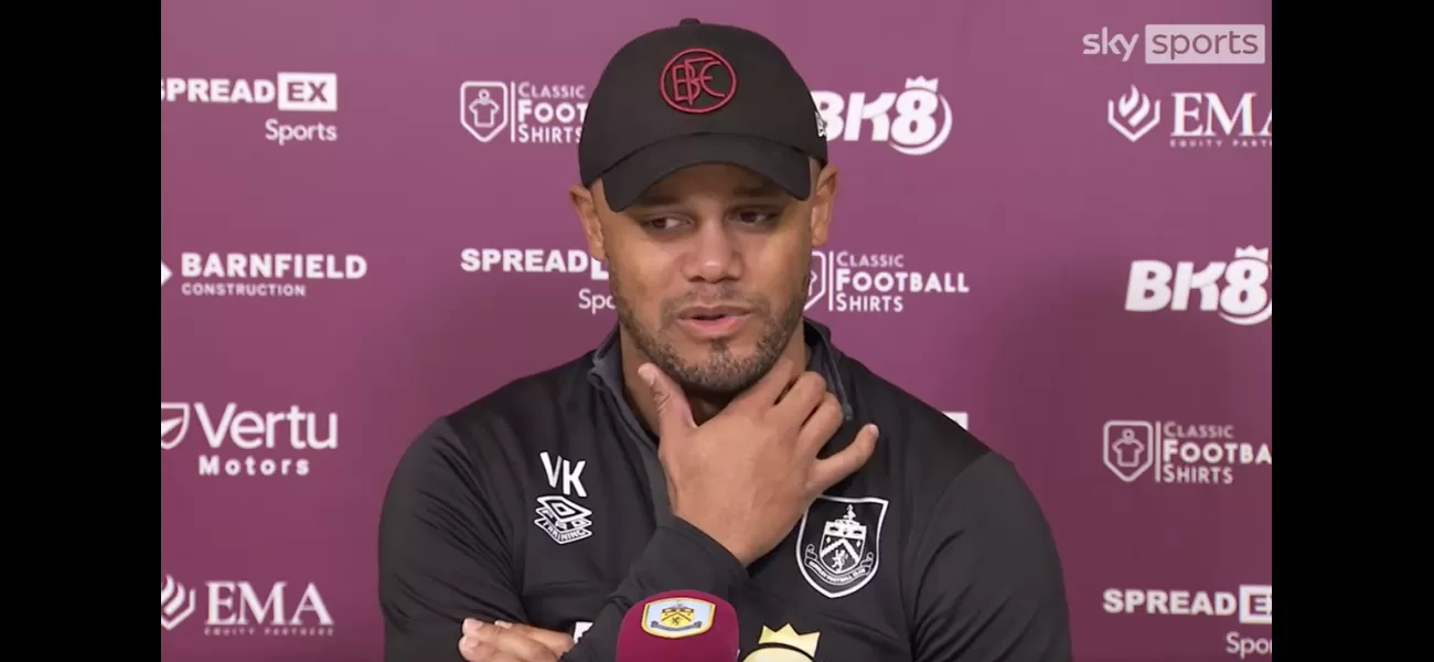 Vincent Kompany, manager of Burnley and former Manchester City star, comments on speculation connecting him to Chelsea.