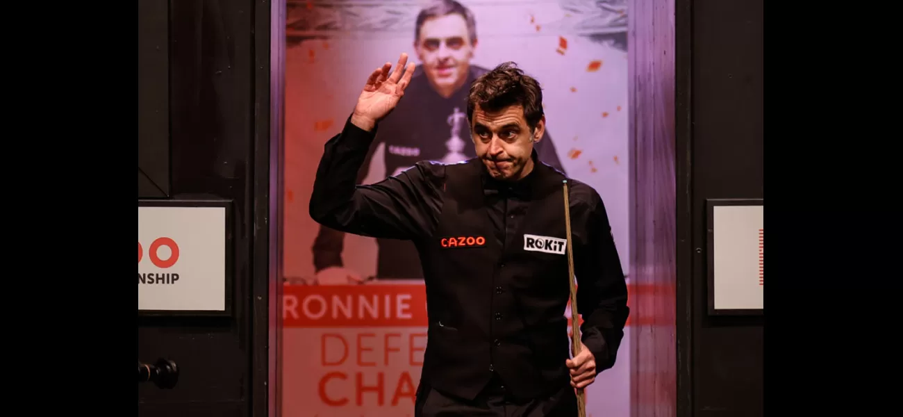 Ronnie O’Sullivan and Luca Brecel to face off at the World Snooker Championship - when?