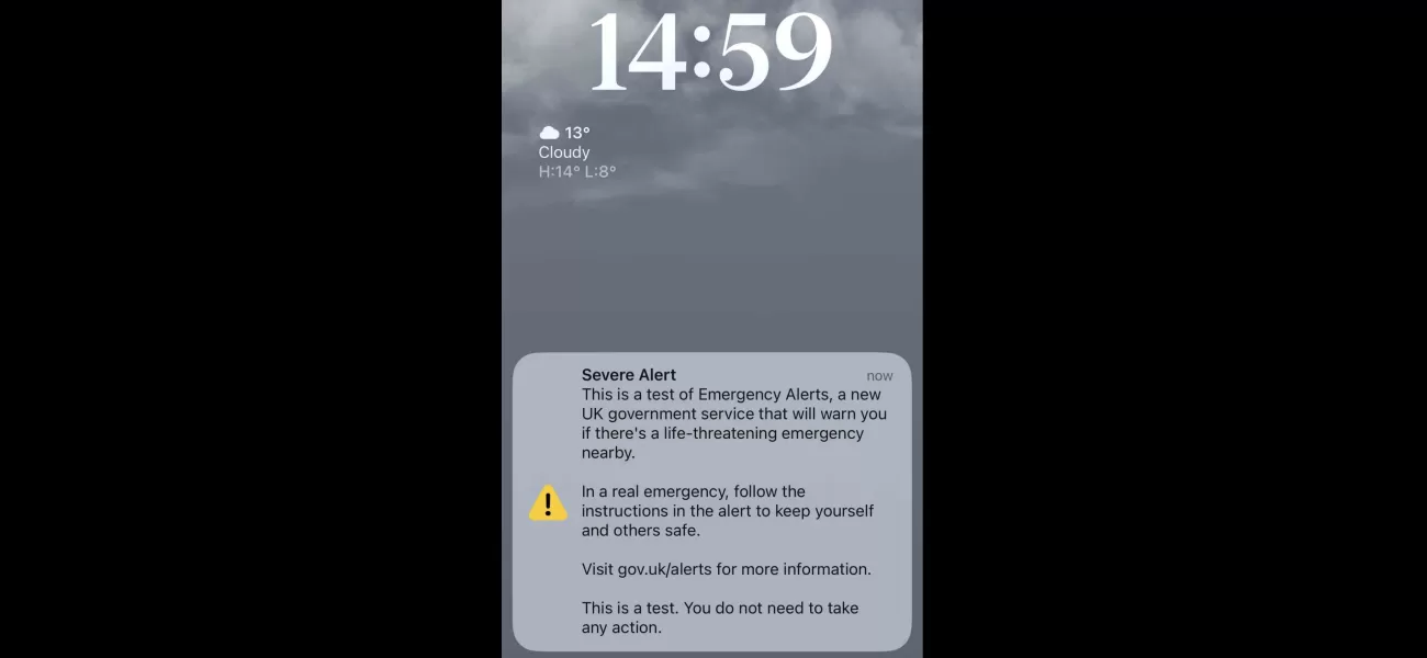 This summer, UK's emergency alert system will appear in a major film, highlighting its importance to the public. 

UK's emergency alert system will be featured in a major movie, showcasing its importance in keeping people informed.