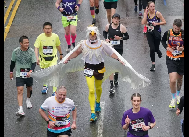 Runners are set to break a record at the London Marathon, raising millions for good causes along the way.