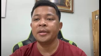 Vietnamese blogger's cries for help recorded on video from Thai security camera.