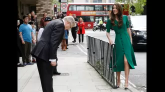 Kate Middleton wears emerald green Suzannah London dress for Anna Freud Centre visit