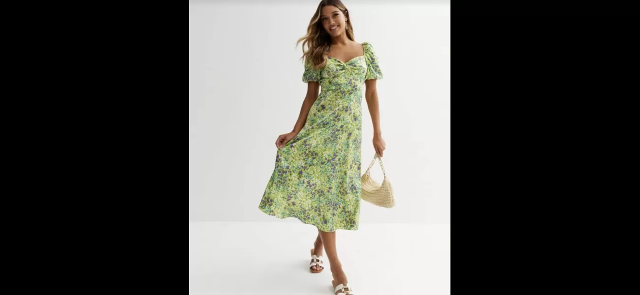 Holly wows fans with a beautiful green floral dress - get the look!