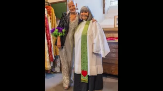 Dawn French revives her iconic role as The Vicar of Dibley to honor the life of breast cancer charity founder Kris Hallenga.
