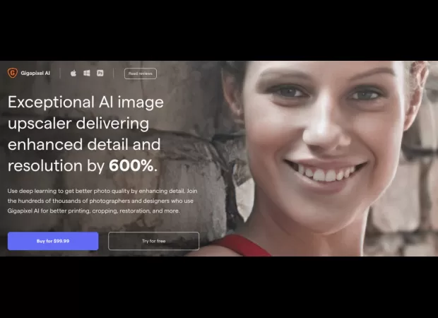 AI tech transforms blurry images into sharp, high-quality versions.