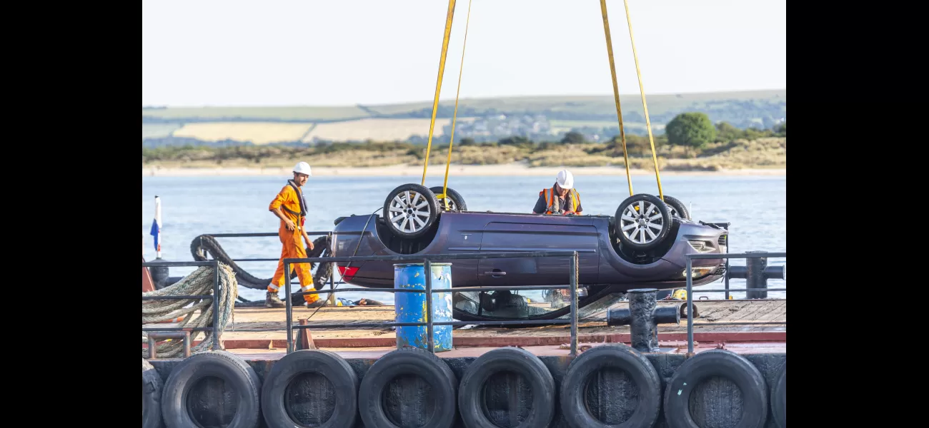 Woman drives car to get ice cream, but car accidentally rolls into the sea.