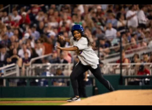 Rep. Crocket is the first Black woman Democrat to play in the Congressional Baseball Game, and she's doing it with Republicans.