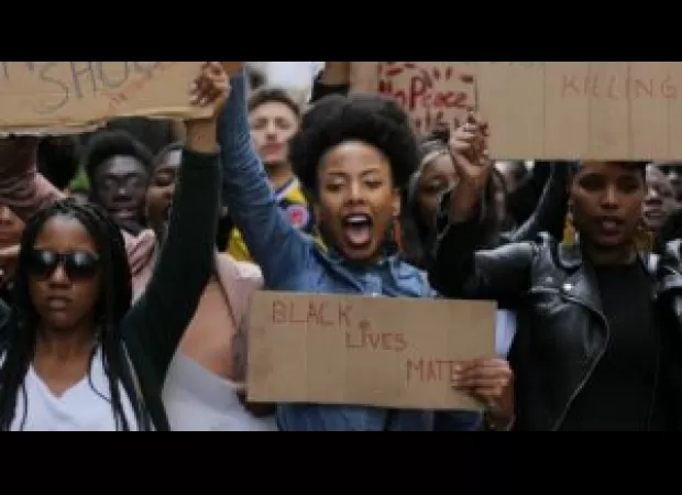 Vandal arrested for destroying Black Lives Matter mural.