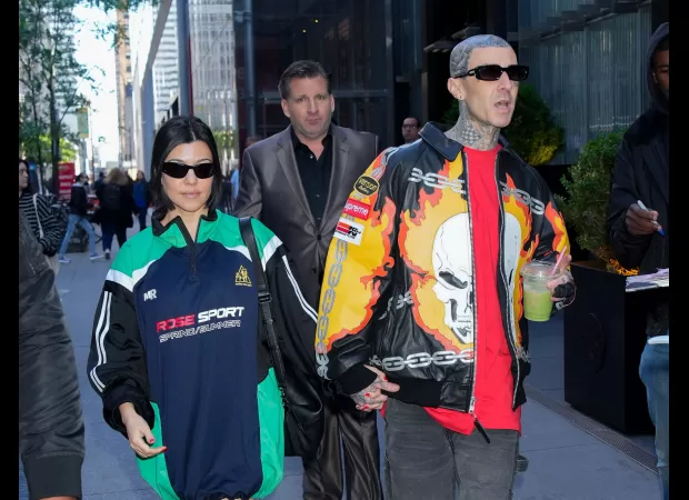 Kourtney, 44, and husband Travis, 47, are expecting their first child together.