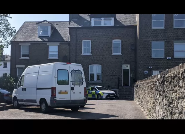 Man, 48, charged with attempted murder after officer allegedly stabbed with scissors.