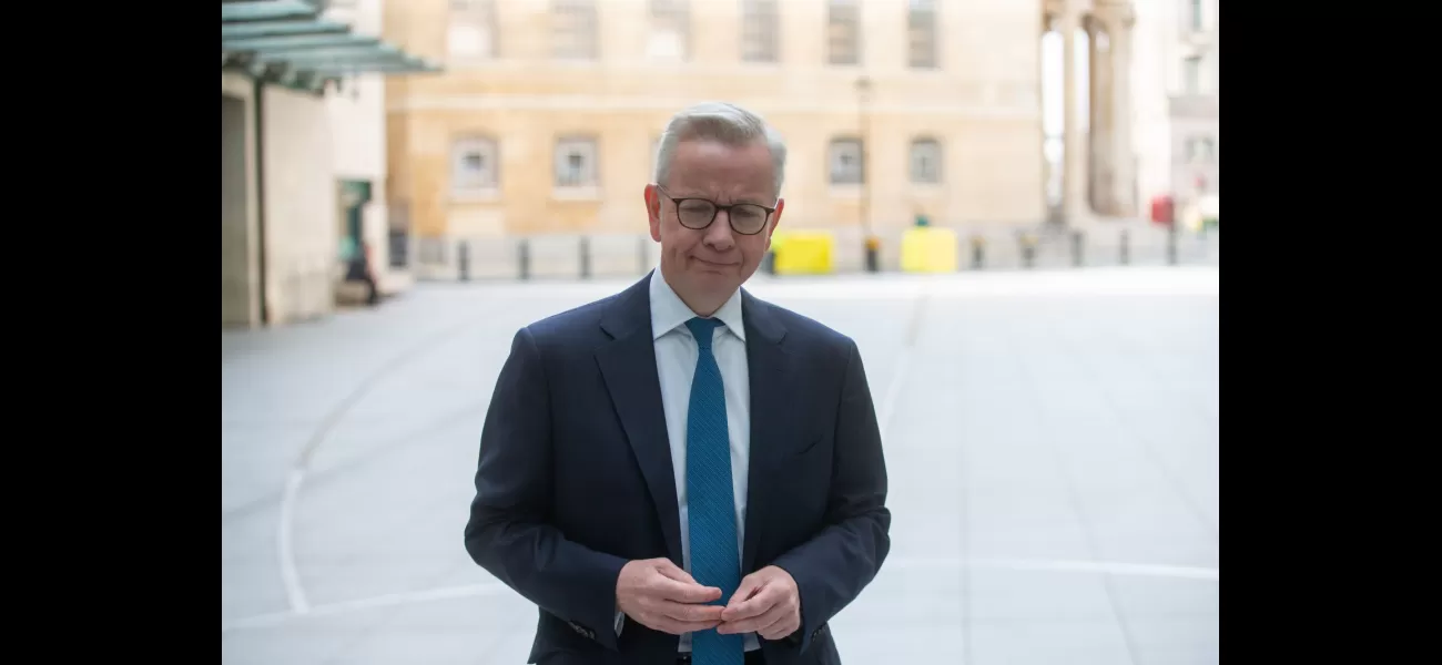 Michael Gove apologises for Tory staff's 