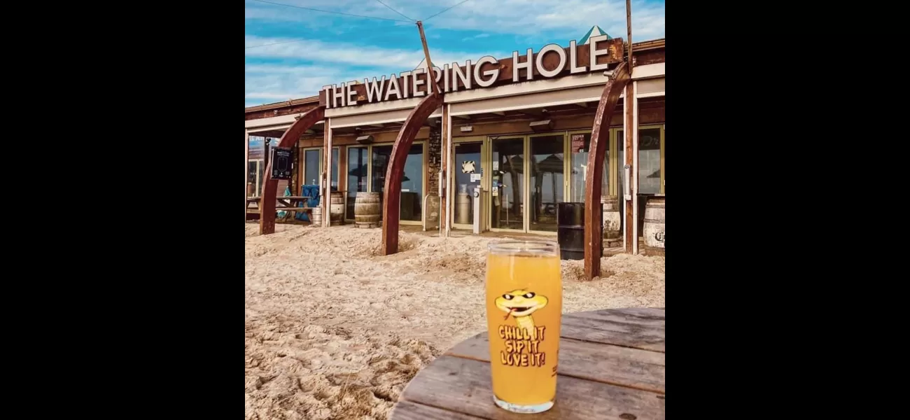 Enjoy a refreshing beverage on the beach - England's best beer garden has been revealed!