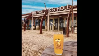 Enjoy a refreshing beverage on the beach - England's best beer garden has been revealed!