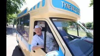 71-year-old ice-cream man forced to leave spot he's been at for 48 years.
