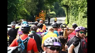 Cyclist dies during annual London to Brighton Bike Ride event.