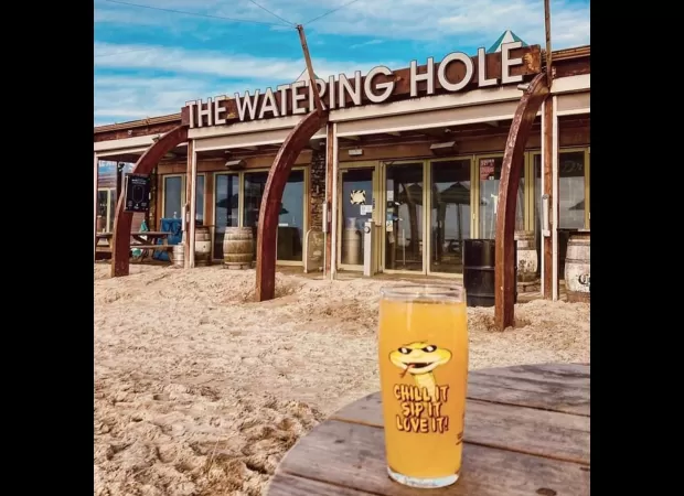 Enjoy a refreshing beverage on the beach - England's best beer garden has been revealed!