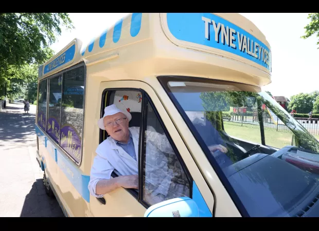 71-year-old ice-cream man forced to leave spot he's been at for 48 years.