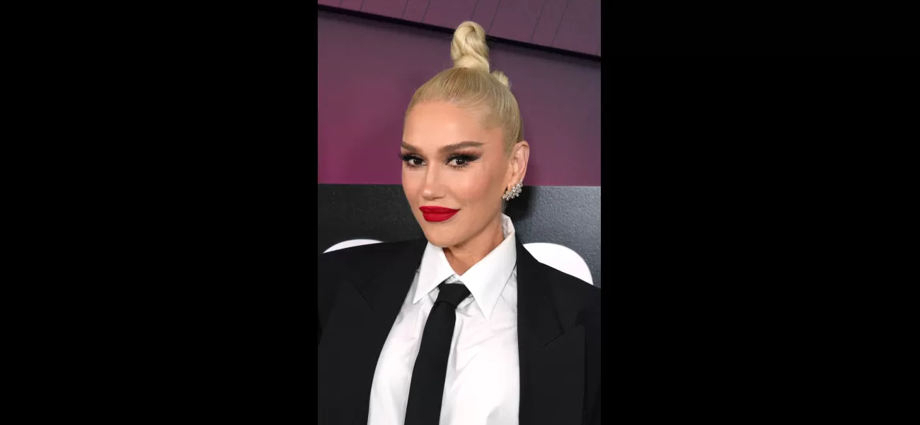 Gwen Stefani reveals her beauty line with red lips and cultural references.