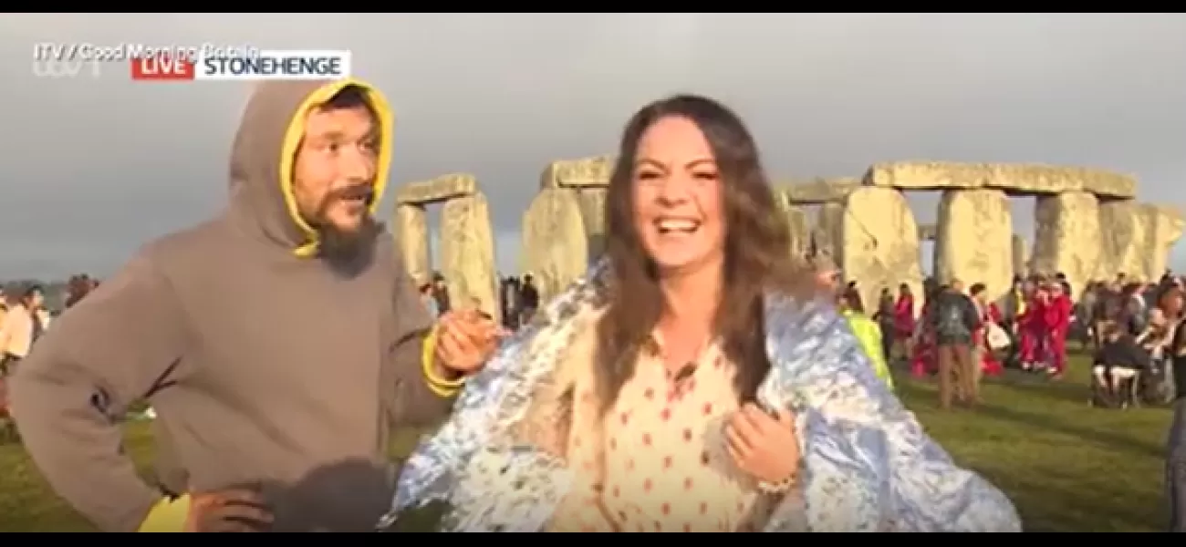 Laura Tobin was interrupted on live broadcast, revealing she was married after being asked if she was single.
