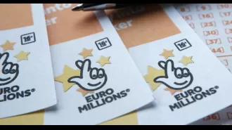 UK ticket-holder wins £55,000,000 in EuroMillions lottery.