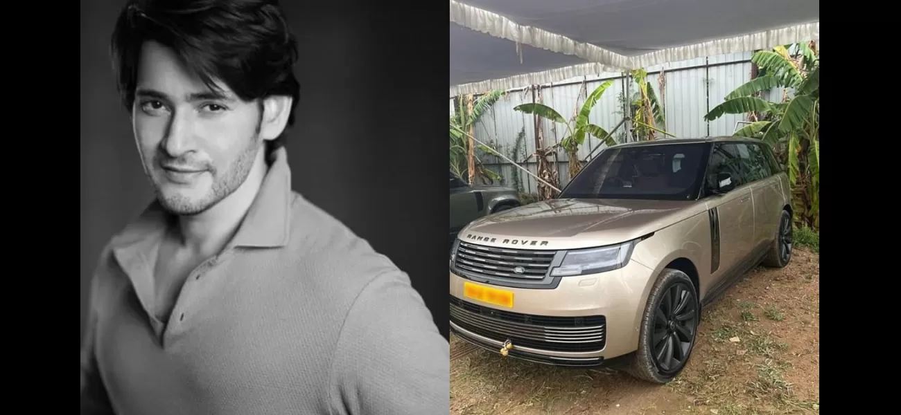 Mahesh Babu purchased a luxurious, golden Range Rover worth ₹5.4 crore.