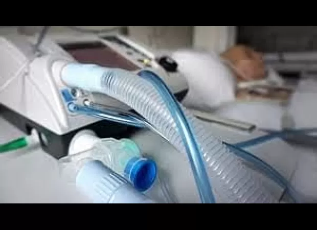 Man in Gwalior, Madhya Pradesh, rushed a new-born with an oxygen pipe in its nose to another hospital.