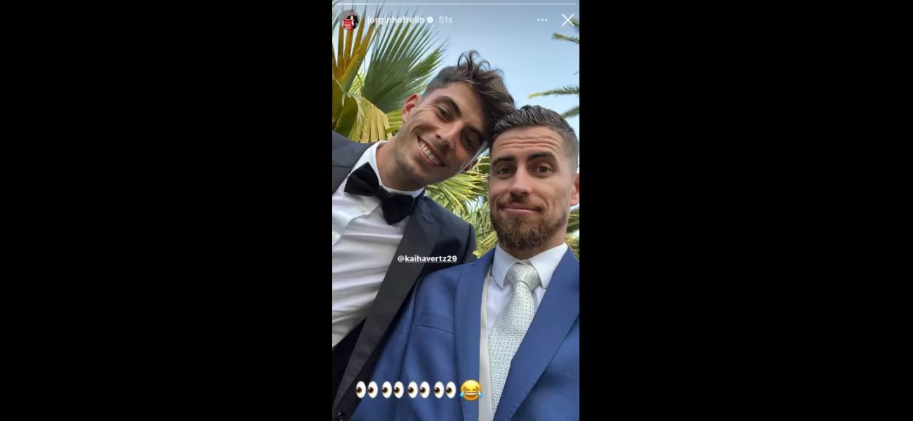Jorginho hints at a potential Arsenal transfer for Kai Havertz with an Instagram post.