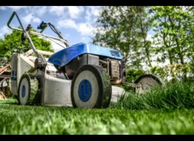 Pre-teens rewarded with new lawn equipment for completing a 50 yard challenge, inspired by 'The Lawnmower Man'.