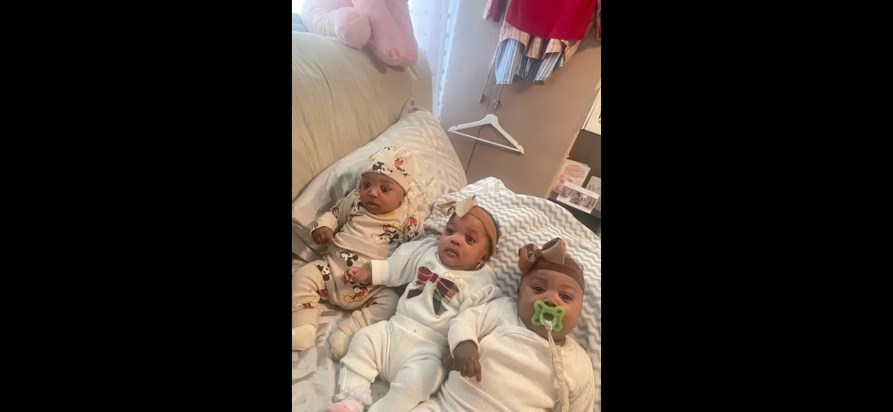 Woman thought unable to conceive has unexpected triplets in a ‘miracle’ birth.
