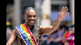 Billy Porter no longer wants to be defined by the rainbow flag and wants to be seen for his full identity. 
Billy Porter wants to be seen as a full identity, not just the rainbow flag.