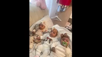 Woman thought unable to conceive has unexpected triplets in a ‘miracle’ birth.
