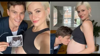 Pixie Lott and Oliver Cheshire are expecting their first baby, a year after tying the knot.