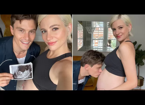 Pixie Lott and Oliver Cheshire are expecting their first baby, a year after tying the knot.