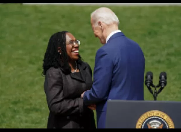 Jackson's Supreme Court debut was self-assured and forceful, leaving a lasting impression.